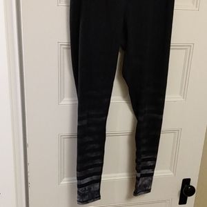 Black and Grey patterned leggings Champion